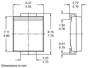 機械図面 - Nexperia GS10Mリカバリ整流器